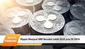 Xrp halal atau haram : Ripple Menjual Xrp Bernilai Lebih 535 Juta Di 2018 Coin My