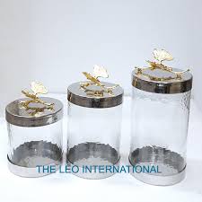 You can also buy individual containers to create a customized look. New Design Butterfly Clear Glass Canister Set Buy New Design Butterfly Clear Glass Canister Set Colorful Kitchen Canister Set Unique Kitchen Canisters Set Product On Alibaba Com