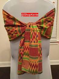 Kente Wedding Chair Sash Kente Chair Covers Kente Cloth Etsy Wedding Chair Sashes Kente Kente Cloth