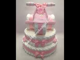 Its, however, advisable to use at least two different diaper sizes, as baby outgrows newborn sizes pretty fast. Baby Shower Gift Ideas Unique Diaper Cakes Centerpieces Youtube