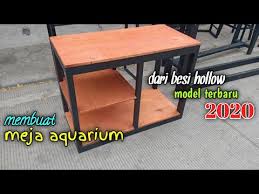 Pagar ini memiliki ketahanan yang baik terhadap korosi atau karat. Cara Membuat Meja Aquarium Meja Aquarium Dari Besi Meja Aquarium Minimalis 3 Youtube