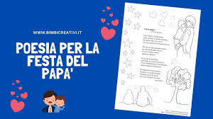 Poesia per la festa del papa'. Poesia Per La Festa Del Papa Bimbi Creativi