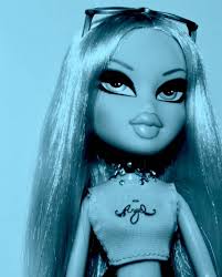 Instagram @martincantos black bratz doll, brat doll, bratz doll. Baddie Aesthetic Wallpaper Blue Bratz Doll Aesthetic Novocom Top