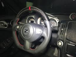 Evo R Inc Nissan 370z Z34 Carbon D Shape Steering Wheel Nissan 370z Nissan Nissan 350z
