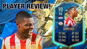 (90 rated totssf dumfries) what's up guys! Fifa 20 90 Tots Dumfries Player Review 90 Rated Totssf Dumfries Youtube