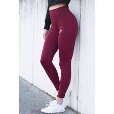 Vortex Legging Bordeaux High Waist Sportlegging Dames Bordeaux Bodybuildingkleding Com