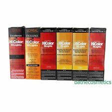 L Oreal Excellence Hicolor Chart Sbiroregon Org