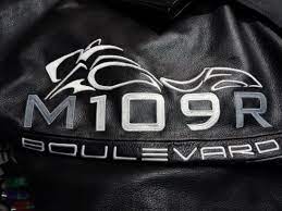 Boulevard M109r Motorcycle Jacket Embroidery Suzuki Boulevard Motorbike Art Suzuki