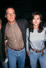 Courteney bass cox (previously cox arquette; 90 S Club Kid Michael Keaton And Courteney Cox 1991
