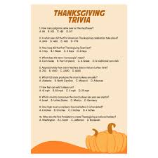 We've got 11 questions—how many will you get right? 10 Best Free Printable Thanksgiving Trivia Quiz Printablee Com