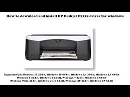 This hp printer has acquired the consummate points similar auto scan, replica, fax in addition to touching on reveal additionally. How To Download And Install Hp Deskjet F2128 Driver Windows 10 8 1 8 7 Vista Xp Youtube