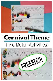 Freebies Circus Theme Preschool Activities Fine Motor Activities Fine Motor Activities For Kids