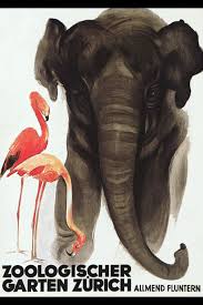 Vintage Zoo Poster Vintage Posters Elephant Illustration Poster