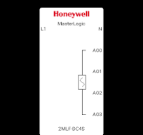 Honeywell MasterLogic ML200 2MLF-DC4S PLC AIO, 4AO ...