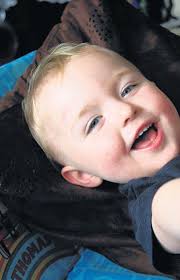 In a typical 24 hour period, little Callum Richards was sleeping for just  one hour