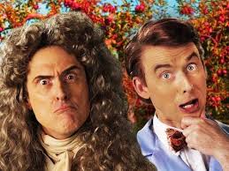 Epic Rap Battles Of History Bruce Lee Vs Clint Eastwood Nye Newton It S Goin Down Then Back Up Again In An Equal But Opposite Reaction Epic Rap Battles Rap Battle Bill Nye