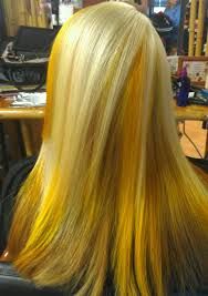 Red hair shares a lot of the same undertones and features as blonde hair and can also be a statement color that works for a range of skin tones. Pin By Staci Collins On Awesome Hair Yellow Blonde Hair Hair Inspiration Color Hair Styles