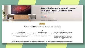 Maybe you would like to learn more about one of these? Get 20 Off At Amazon With Capital One Credit Cards Cnn
