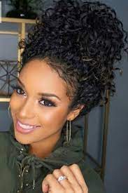 20 Easy Everyday Hairstyles For Black Women Hairstyle On Point Cute Curly Hairstyles Medium Curly Hair Styles Curly Hair Styles Naturally