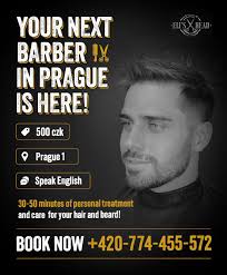 Ahoj! 😃 Come visit my barber shop in Prague 1, for the best care for your  hair and beard! PM, call, or text me for a quick booking: +420-774-455-572.  You can also