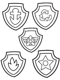 Badges De La Pat Patrouille Avec Images Coloriage Paw Patrol Coloriage Pat Patrouille Gateau D Anniversaire Paw Patrol