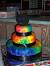 Happy Birthday Tie Dye Cake