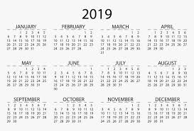 Harga cetakan kalendar meja jenis hard stand. 2019 Clanedar 2018 Large Print Calendar Hd Png Download Kindpng