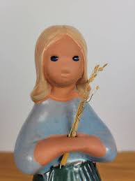 Jie Gantofta Sweden Design Mait Orn Flower Girl Figurine Scandinavian  Design, Christmas. Elsi Bourelius
