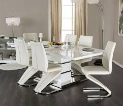 Ocfurniture Furniture Of America Midvale Cm3650t White Dining Set 1 095 00 Https Www Contemporary Dining Table Dining Room Table Set Modern Dining Table