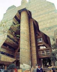 India Delhi Ncdc Building Aka Pajama Building Brutgroup Futurism Architecture London Architecture Futuristic Architecture