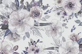 Satisfy their passion for purple with a curated collection of purple flowers & gifts. Purple Flowers Wallpaper By Carol Robinson Wallsauce Uk