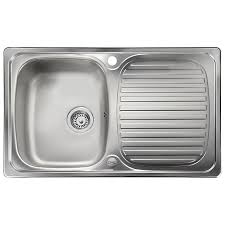 Such factors tend to affect your buying decision such that you select. Leisure Linear Compact 1 Bowl Reversible Inset Stainless Steel Kitchen Sink Wickes Co Uk