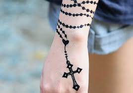 100 rosary tattoos for men sacred prayer ink designs. Rosary Bead Tattoo Ideas Designs And Meanings Tatring