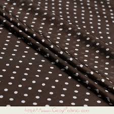Black And White Polka Dot Chiffon Fabric White Polka Dot Print Brown 100 Pure Silk Chiffon Fabric Silk Chiffon Fabric Polka Dot Print Printed Silk Fabric