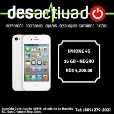 Usually ships in 24 hours product . Desactivado Iphone 4s 16gb Rd 4 200 00 Compra En Desactivado Compra Con Seguridad Y Garantia Todos Nuestros Equipos Son Factory Unlocked Es Decir Que Lo Puede Utilizar En Cualquier Parte Del