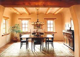 Southwest Style Decorating A Classic Dining Room With A Plaster Cove Ceiling Saltillo Tile Flo Southwestern Decorating Classic Dining Room Saltillo Tile Floor