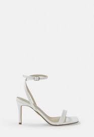 A white dress with gold shoes or gold capped shoes are a great combo with a white dress.and especially so with a cream colored dress with warm undertones. White Heels Women S White Heels Online Missguided