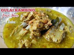 Untuk menghasilkan gulai kambing khas jawa dan arab sangatlah mudah. Resep Gulai Kambing Tanpa Santan Rasanya Tetep Enak Youtube