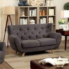 Furniture Of America Carin Gray Loveseat Cm6134gy Lv Furniture Love Seat Furniture Of America