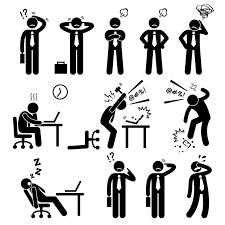Businessman Business Stick Figure Tired Exhausted Stress Etsy In 2021 Stick Figures Stress Images Pictogram