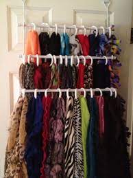 You can place your wine rack on a countertop if it's a smaller one or if it is a taller wine. My Scarf Organization Thanks To Two Pins That I Liked Towel Bar And Shower Curtain Rings Makes Me Scarf Organization Scarf Storage Storage And Organization