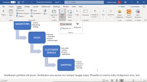 how to create a microsoft word flowchart