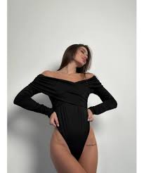 Женский Боди Ткань: микродайвинг (42-44,46-48) Bj-737159 купить по цене  600 грн на Vidchuva.U