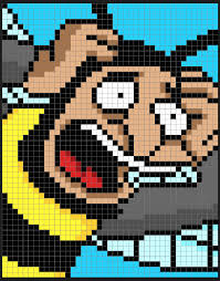 Simpsons Local Celebrities Perler Bead Pixel Art Patterns Pixel Art Shop In 2020 Pixel Art Pattern Pixel Art Characters Pixel Art Templates
