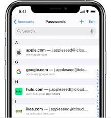 How To Find Saved Passwords On Your Iphone Apple Support