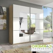 Armadio battente con ante a specchio alaska. Armadio Ante Scorrevoli Logan Gihome 180 Cm