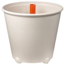 Ikea Ps Fejo Self Watering Plant Pot White Ikea In 2020 Self Watering Plants Self Watering Planter Plants