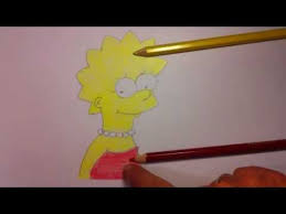 Lisa Von Die Simpsons Zeichnen Simpson Figuren Malen Youtube