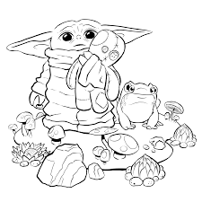 Therefore we provide baby yoda coloring pages for you fans of baby yoda. Tiefighters Baby Yoda Coloring Page Art By Tony Helms Ig Disney Coloring Pages Printables Disney Coloring Pages Baby Coloring Pages