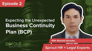 Episode 2 Business Continuity Plan Bcp Expecting The Unexpected Youtube